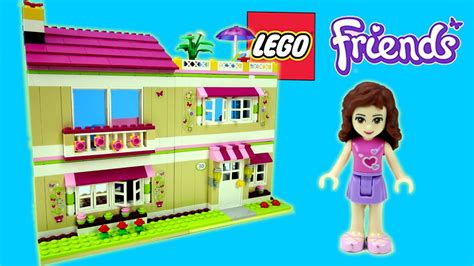 Lego Friends Olivia's House Building Set Review Stop Motion Toy For ...