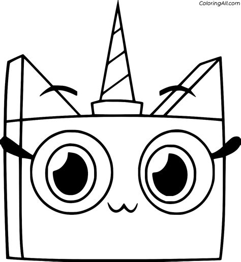 Unikitty Coloring Pages - ColoringAll