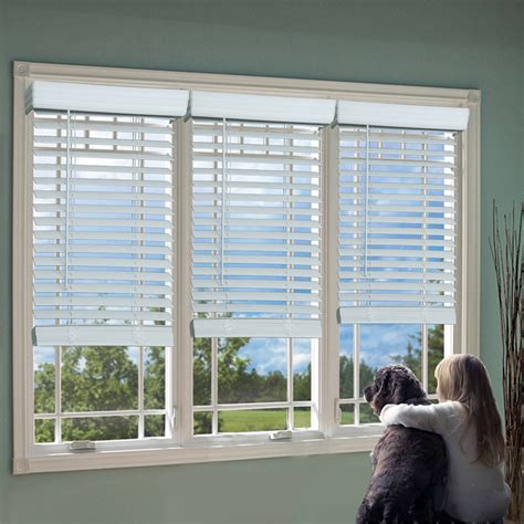 Regal Estate 2" Cordless Faux Wood Blind, White - Walmart.com - Walmart.com