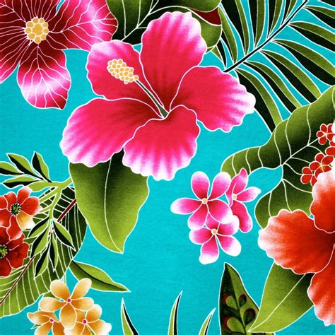 Tropical Flowers Wallpaper - WallpaperSafari