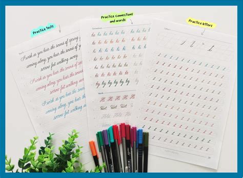 CURSIVE HANDWRITING WORKSHEETS - Etsy