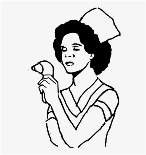 Hospital Clip Art Download - Nurse Black And White Png Clipart ...