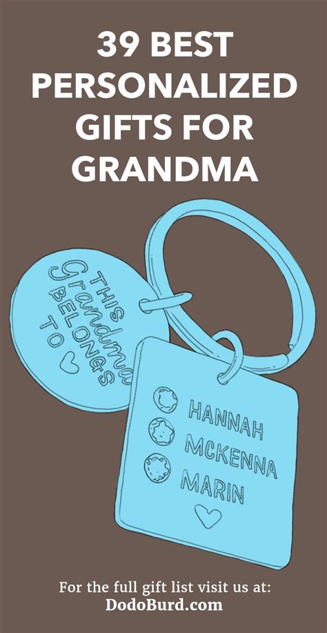 39 Best Personalized Gifts for Grandma (Customized Just for Her) - Dodo ...