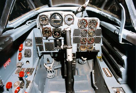 Cockpit of a Messerschmitt Me 262A at the National Museum of the United ...