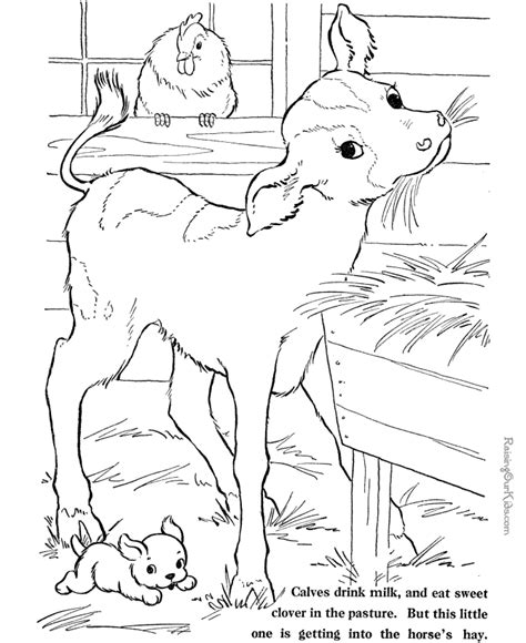 Free Printable Farm Coloring Pages - Coloring Home