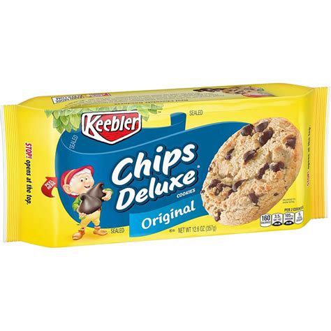 Amazon.com: Keebler Chips Deluxe Cookies, Original Chocolate Chip, 12.6 ...