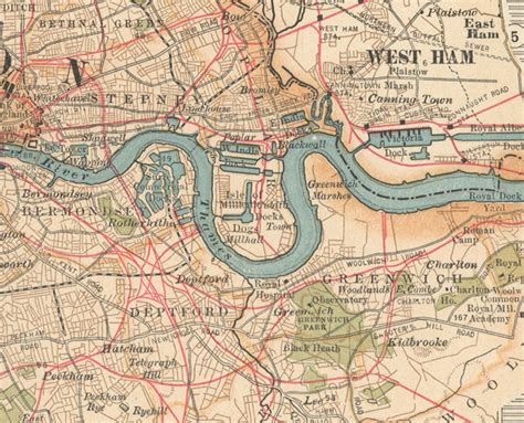 Map Of East London - Shina Dorolisa