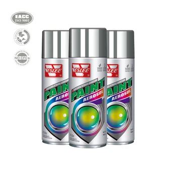 High Heat Car Chrome Silver Acrylic Aerosol Liquid Paint Silver Gold ...