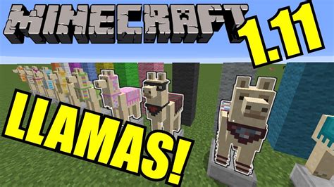 Everything You Need To Know About Llamas! | Minecraft 1.11 Gameplay ...