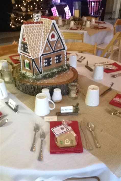 Gingerbread House Table Decor