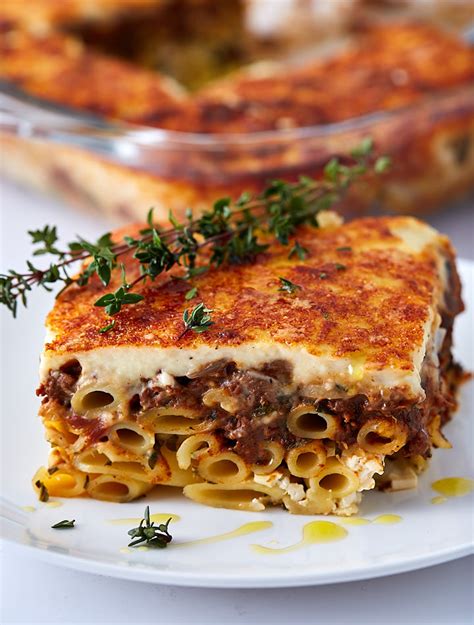 Homemade Pastitsio (Pasticcio) - i FOOD Blogger