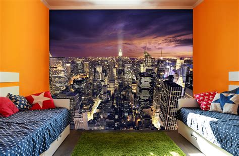 3D City Night 1690 Wall Murals | AJ Wallpaper