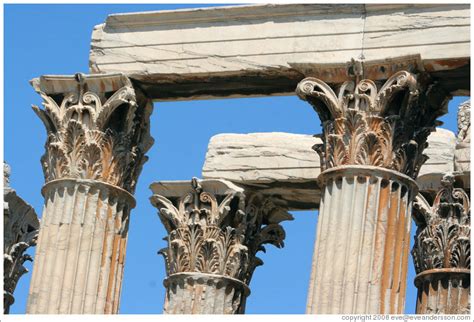 Columns. Temple of Olympian Zeus (Ολυμπίου Διός). (Photo ID 13495-athens)