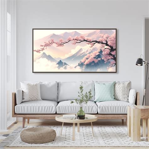 ArtStation - Chinese Landscape Painting Printable Wall Art, Cherry ...