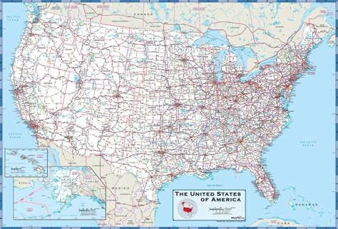 Map Of Usa Freeways – Topographic Map of Usa with States