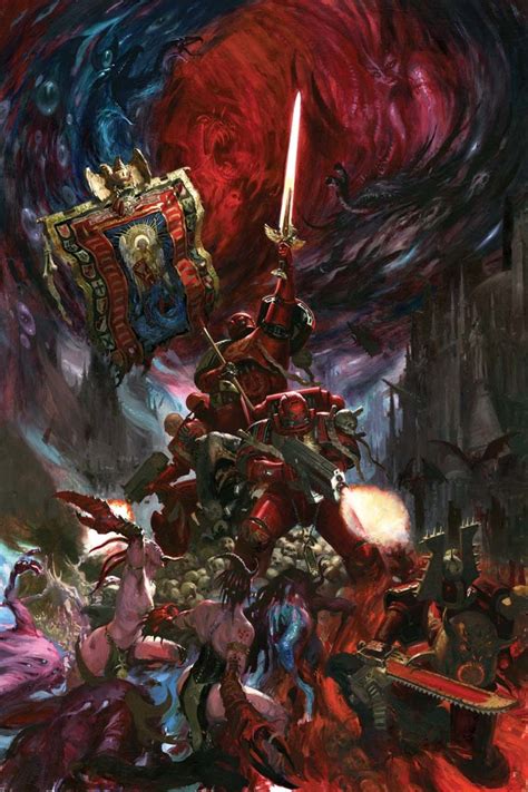 Blood Angels Company Command | WARHAMMER ART