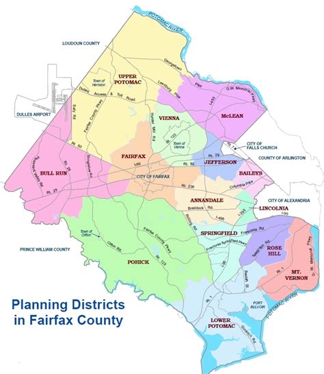 Fairfax County School District Map - Map Of West