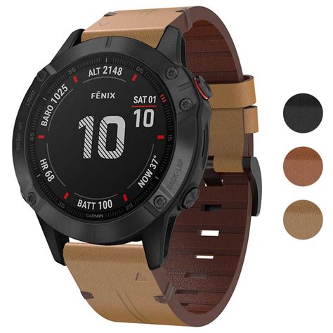 Heavy-Duty Leather Strap for Garmin Epix Gen 2 | StrapsCo