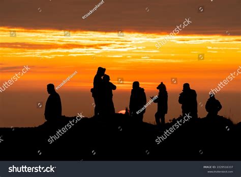 Group People Sunset Sunset Silhouette Stock Photo 2229516337 | Shutterstock