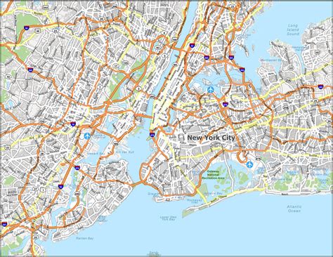 New York City Map Usa