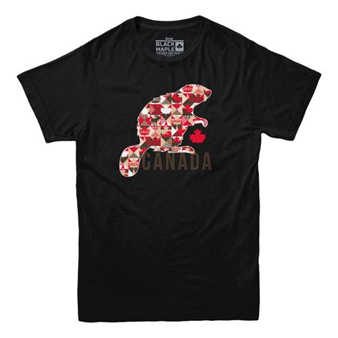 Beaver Patchwork T-shirt – Black Maple Trading Co.