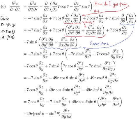 calculus - Trouble simplifying a partial differential equation ...