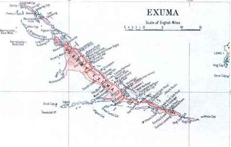 Map of the Bahamas