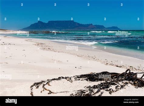 beach scene of Blouberg Kite Surfing Beach Stock Photo - Alamy