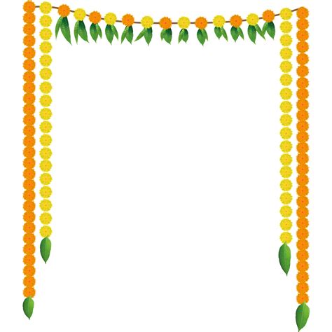 Toran marigold decoration diwali karwa choth indian festivals 21048134 PNG