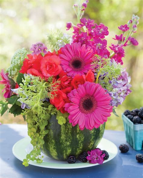 Summer Floral Arrangements in Fruit - Southern Lady Mag | Flower ...