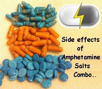 Side effects of amphetamine salts combo