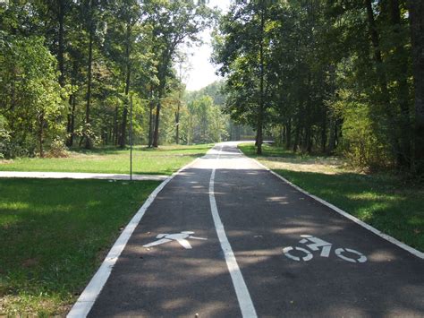 DECORATION: Bicycle jogging and hiking trail