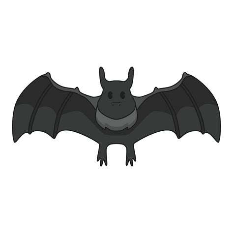 Illustration of cute cartoon Halloween bat flying 11148871 PNG