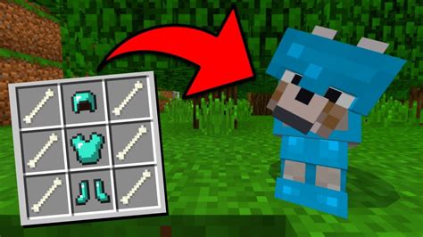 How To Put Armor on Wolves in Minecraft Pocket Edition (Wolf Armor ...