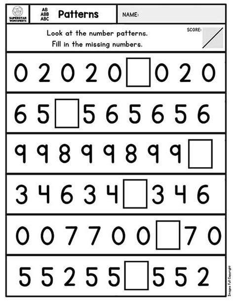 Fun and Educational Pattern Worksheets for Preschool and Kindergarten