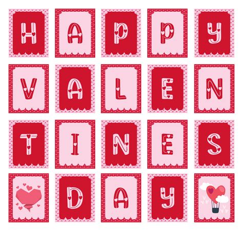 Printable Valentines Day Banner