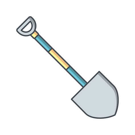 Shovel Vector Icon 355744 Vector Art at Vecteezy