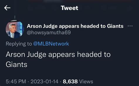 Arson Judge appears headed to Giants : r/ontheledgeandshit