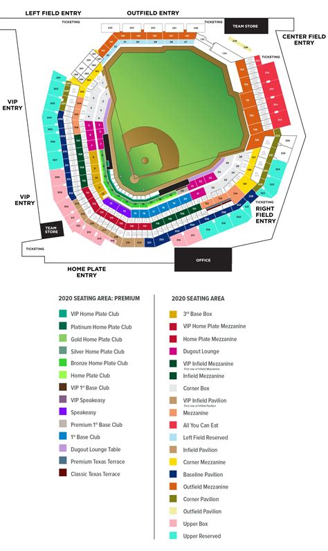 Globe Life Park Seating Map – Map Of The World