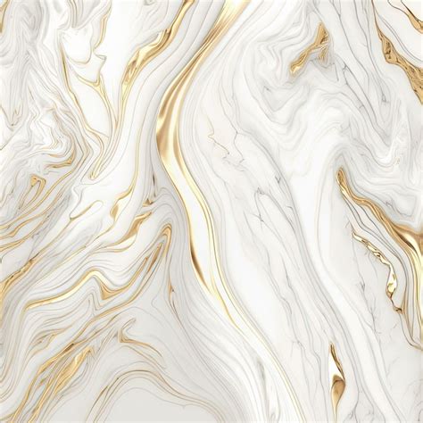 Premium Photo | Abstract white and gold luxury marble background AI