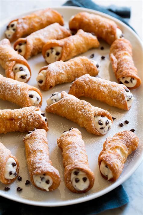 Cannoli (Canoli Filling and Shell Recipes) - Cooking Classy