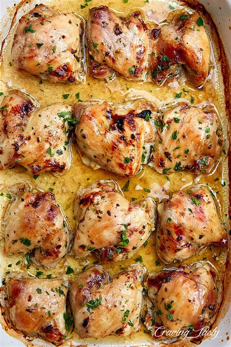 Baked Maple Chicken Thighs (Boneless and Skinless) - Craving Tasty