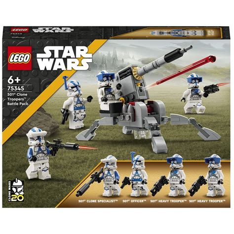 LEGO Star Wars Set 75345 501st Clone Troopers Battle Pack | Smyths Toys ...