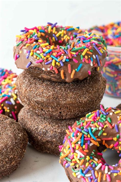 Chocolate Donuts With Sprinkle Recipe Pictures, Photos, and Images for ...