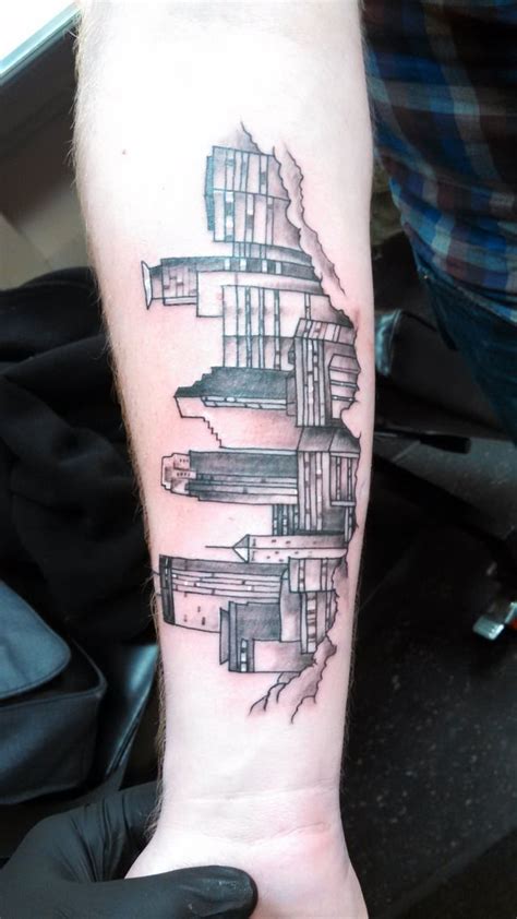 My first! Minneapolis skyline by Aaron Matthews @ Northeast Tattoo in ...