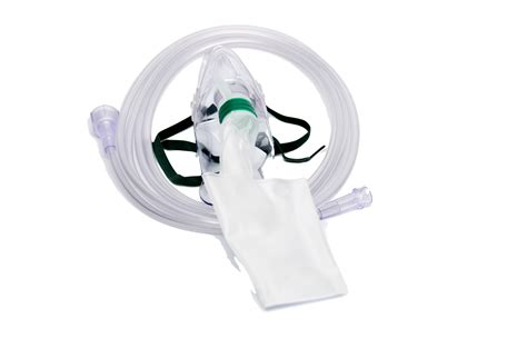 Oxygen Mask With Reservoir Bag And Tube, Adults, Single ...