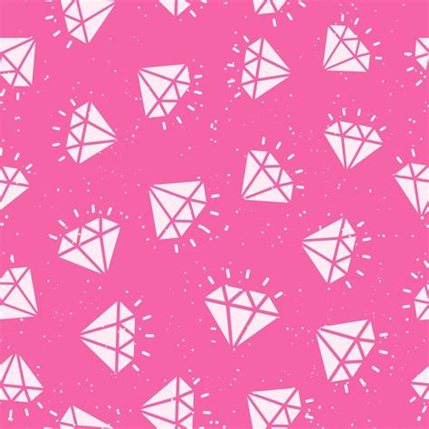 Diamond seamless pattern on pink background for use your design work ...