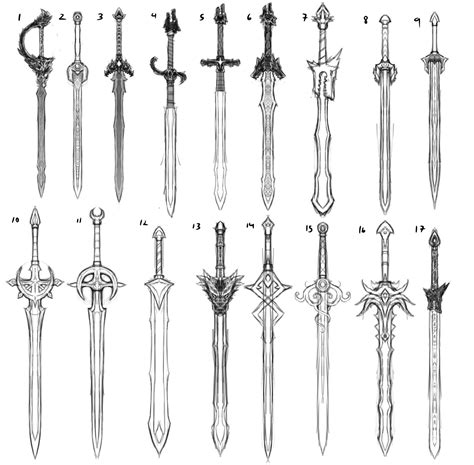 #10 looks like Chronoveil, and the hilt on #16 looks like Svyrssyyd ...