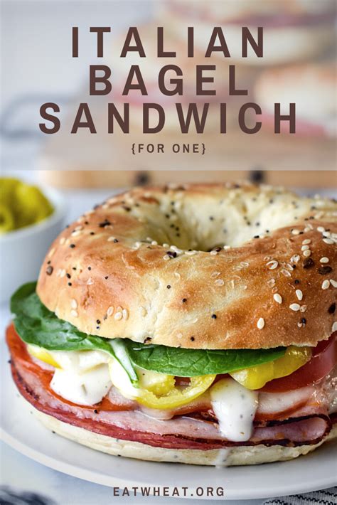 Bagel sandwich lunch – Artofit