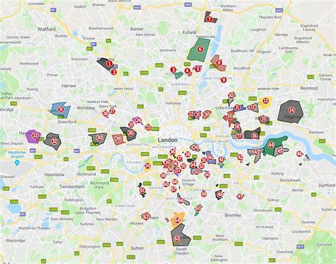 Maps reveal the territories of London's 80-plus gangs | Daily Mail Online